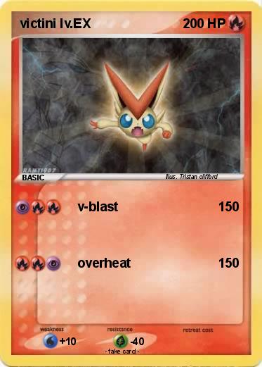 Pokemon victini lv.EX