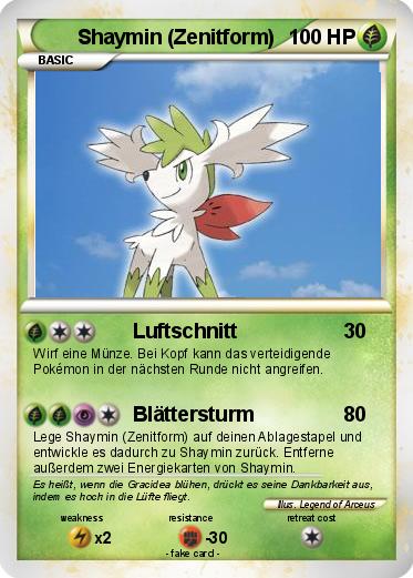 Pokemon Shaymin (Zenitform)