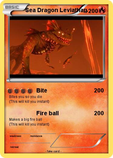 Pokemon Sea Dragon Leviathan