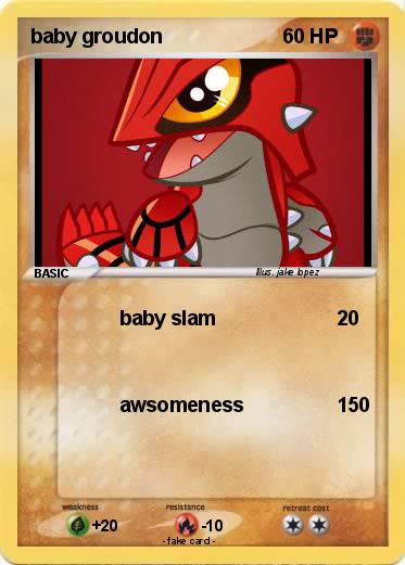 Pokemon baby groudon