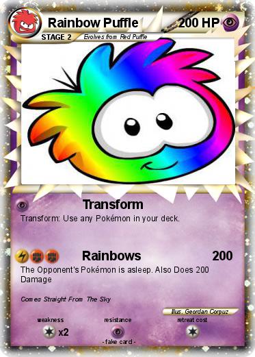 Pokemon Rainbow Puffle