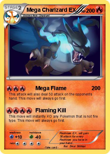Pokemon Mega Charizard EX.