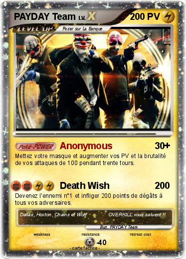Pokemon PAYDAY Team
