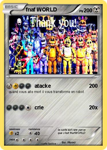 Pokemon fnaf WORLD