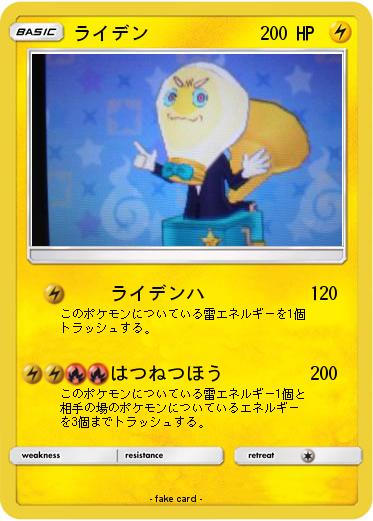 Pokemon ライデン