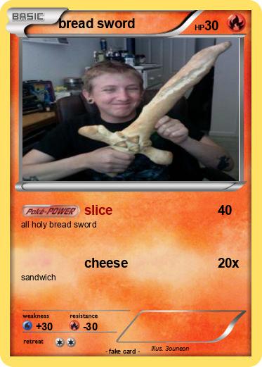 Pokemon bread sword