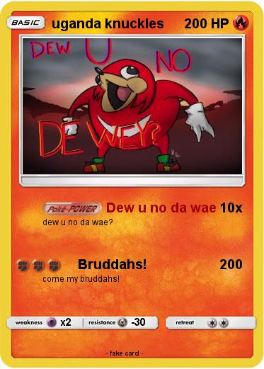 Pokemon uganda knuckles