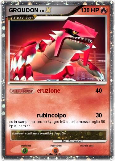 Pokemon GROUDON