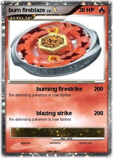 Pokemon burn fireblaze