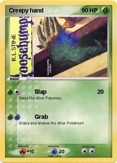 Pokemon Creepy hand