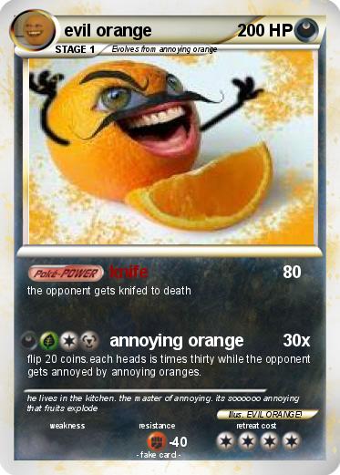 Pokemon evil orange