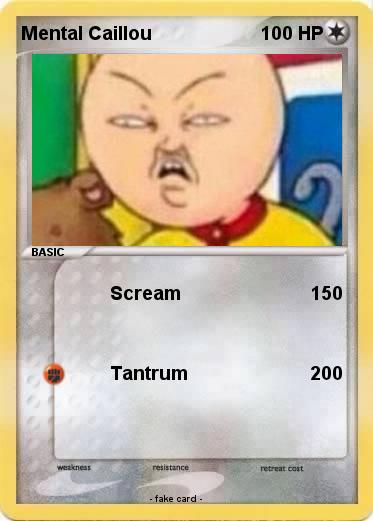 Pokemon Mental Caillou