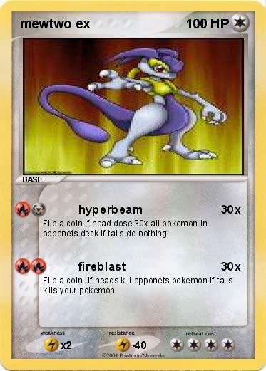 Pokemon mewtwo ex