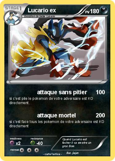 Pokemon Lucario ex
