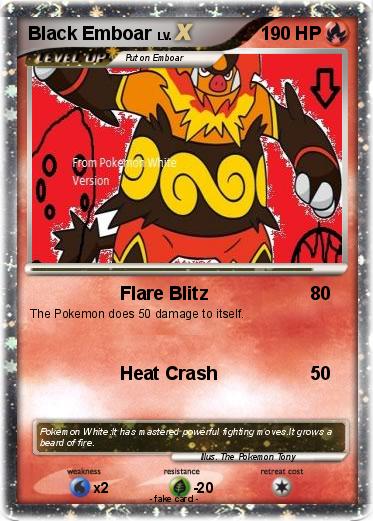 Pokemon Black Emboar