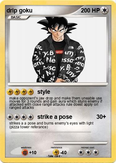 Pokemon drip goku