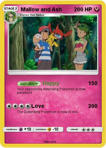 Pokemon Mallow and Ash