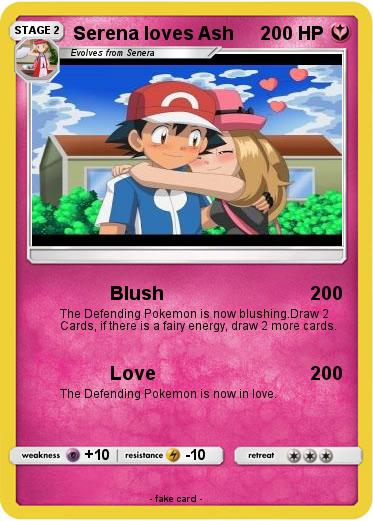 Pokemon Serena loves Ash
