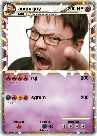 Pokemon angry guy