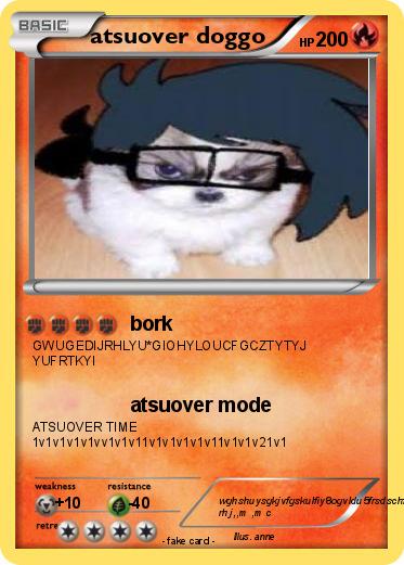 Pokemon atsuover doggo