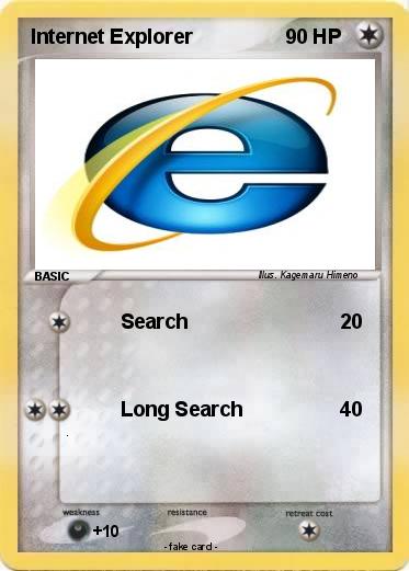 Pokemon Internet Explorer