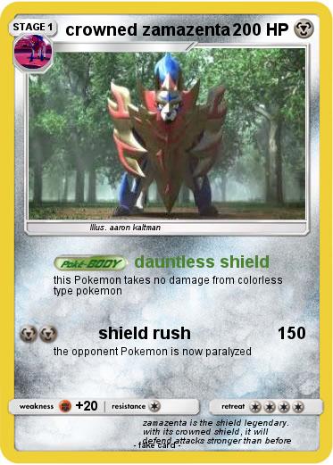 Pokemon crowned zamazenta