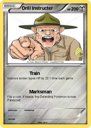 Pokemon Drill Instructer