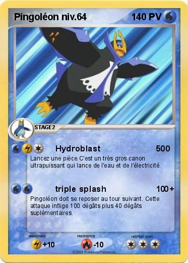 Pokemon Pingoléon niv.64                                                    