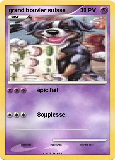 Pokemon grand bouvier suisse