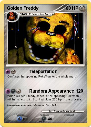 Pokemon Golden Freddy