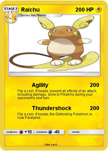 Pokemon Raichu