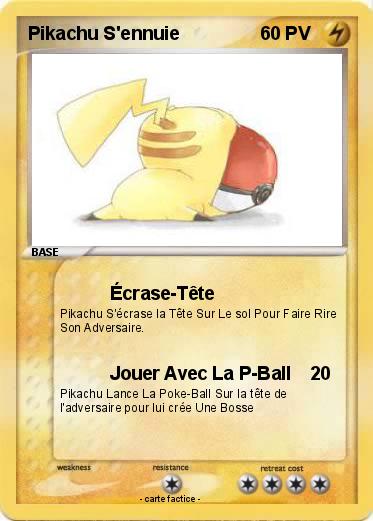 Pokemon Pikachu S'ennuie