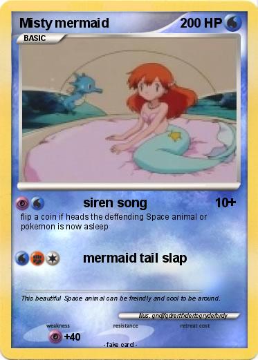 Pokemon Misty mermaid