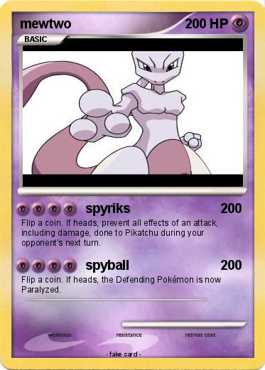 Pokemon mewtwo