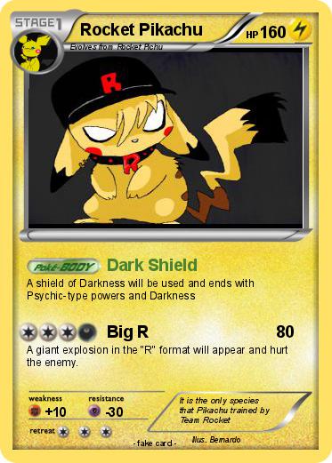 Pokemon Rocket Pikachu