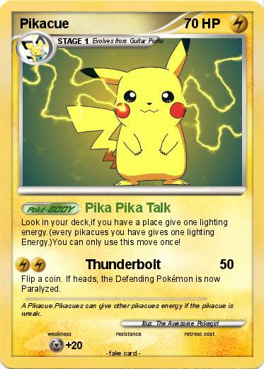 Pokemon Pikacue