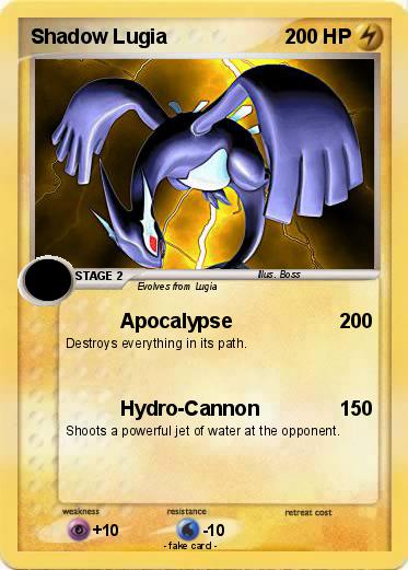 Pokemon Shadow Lugia