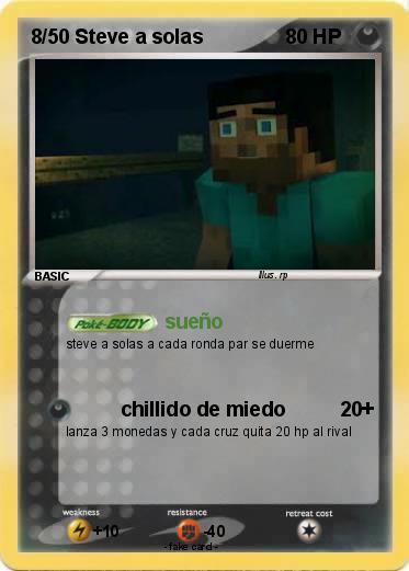Pokemon 8/50 Steve a solas