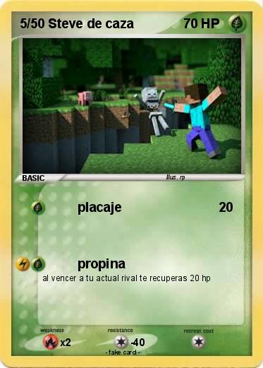 Pokemon 5/50 Steve de caza