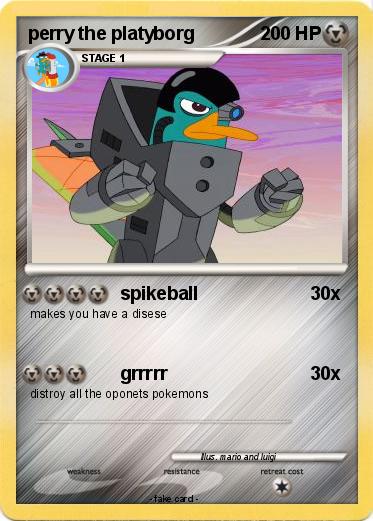 Pokemon perry the platyborg
