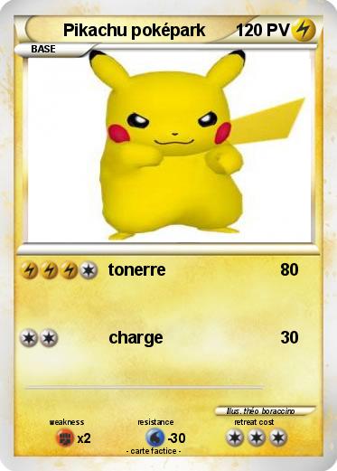 Pokemon Pikachu poképark
