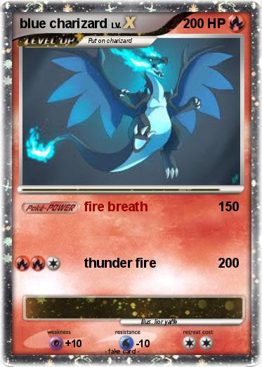 Pokemon blue charizard