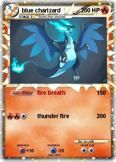 Pokemon blue charizard