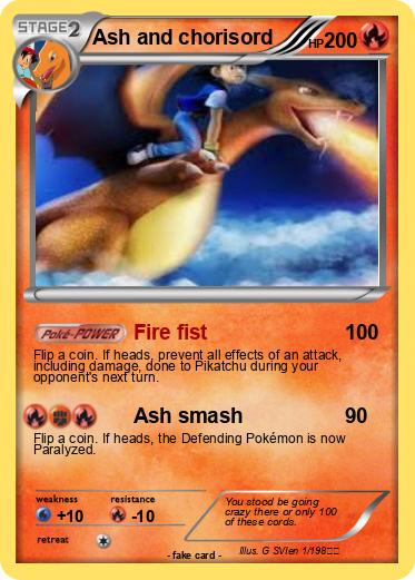 Pokemon Ash and chorisord
