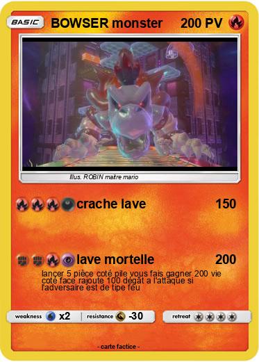 Pokemon BOWSER monster