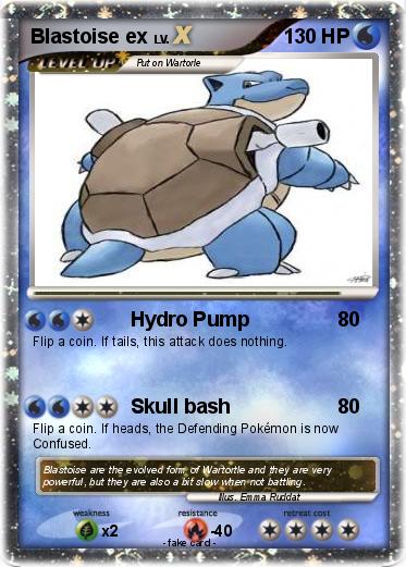 Pokemon Blastoise ex