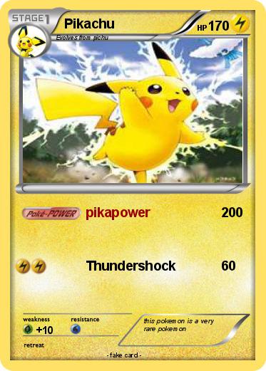 Pokemon Pikachu