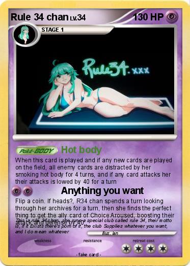 Pokemon Rule 34 chan