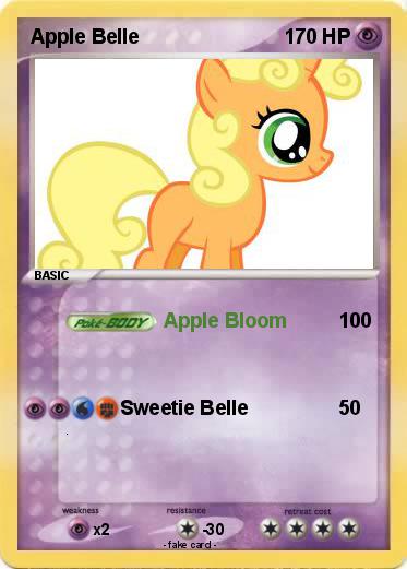 Pokemon Apple Belle