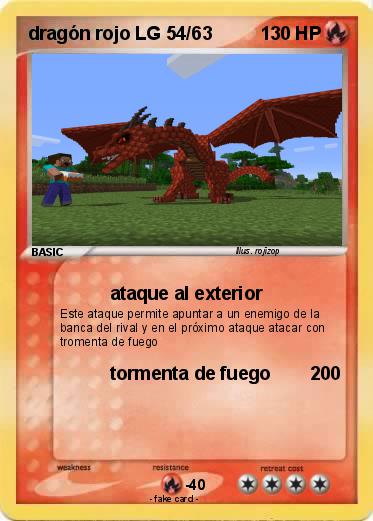 Pokemon dragón rojo LG 54/63